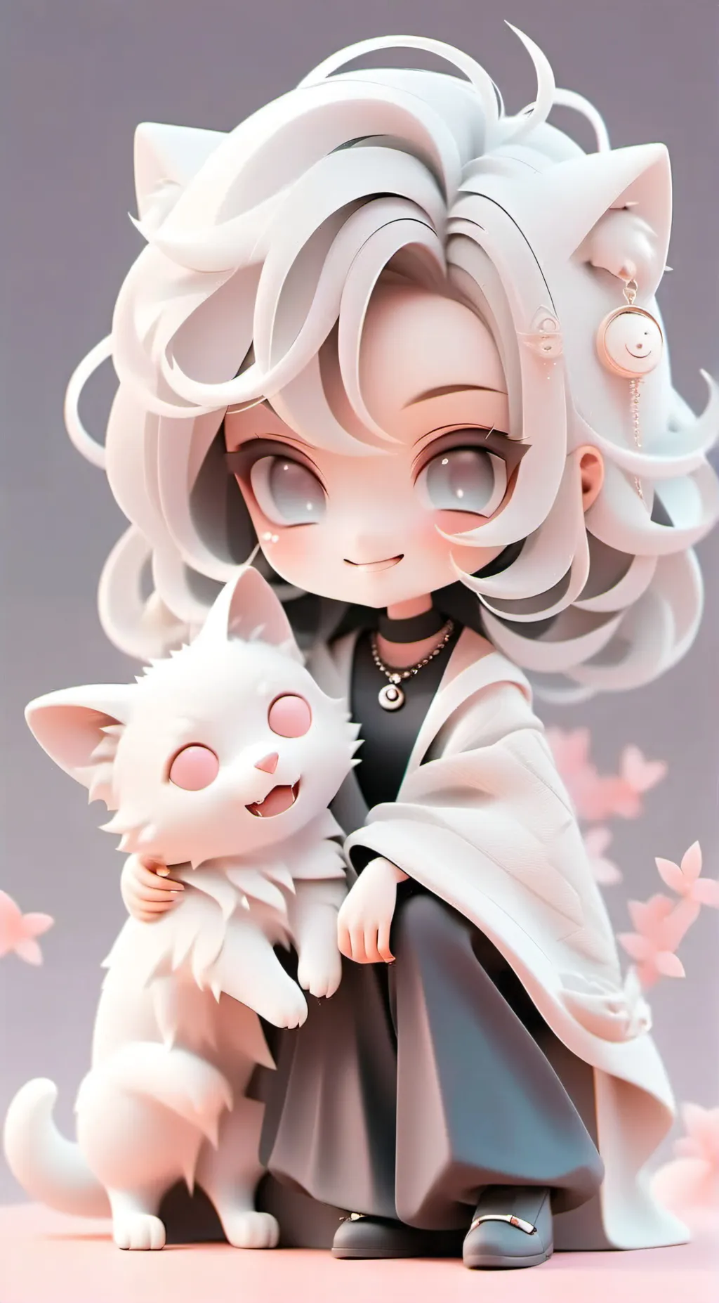 ai character: Happycat_kit. background