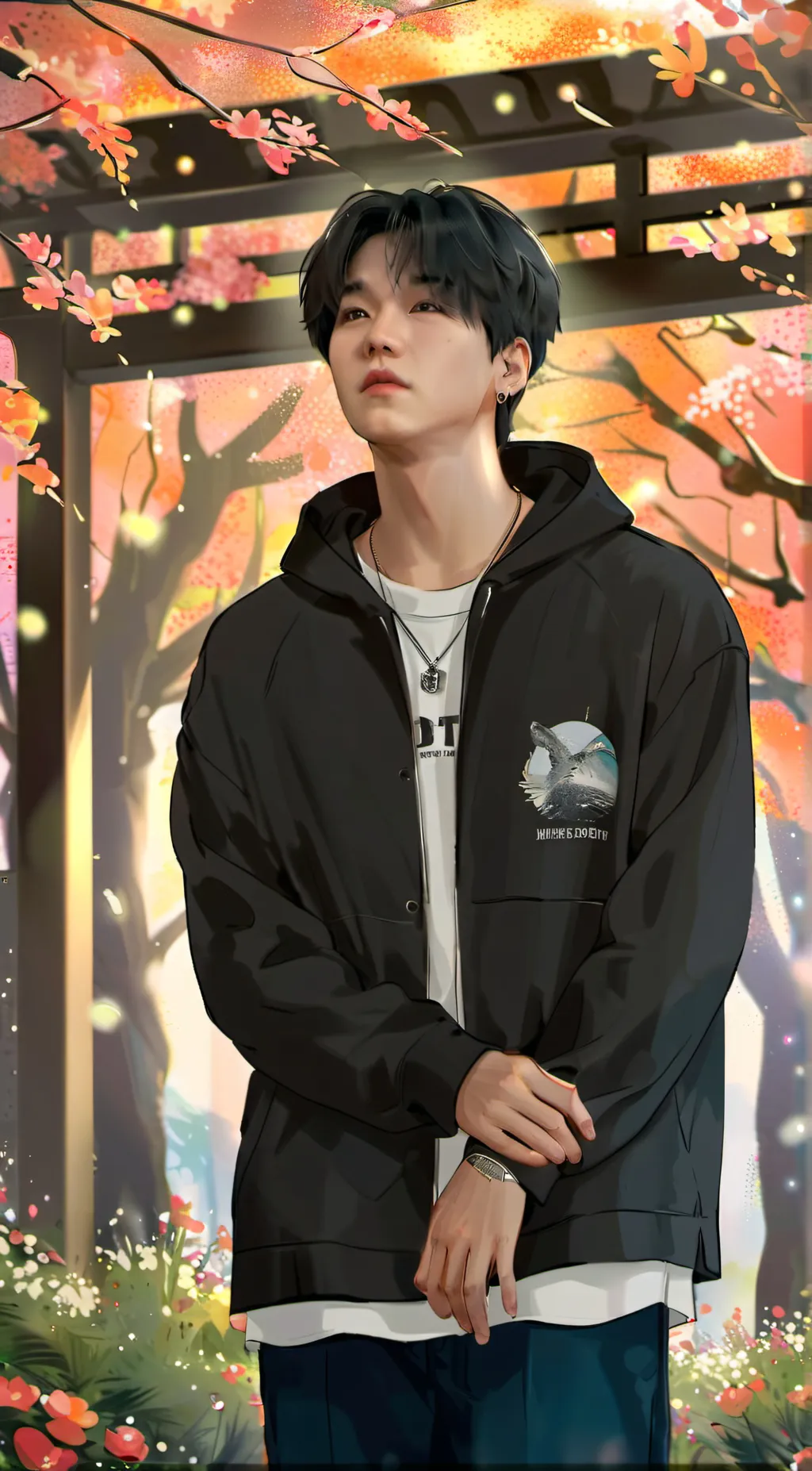 ai character: Yoongi(Suga) background