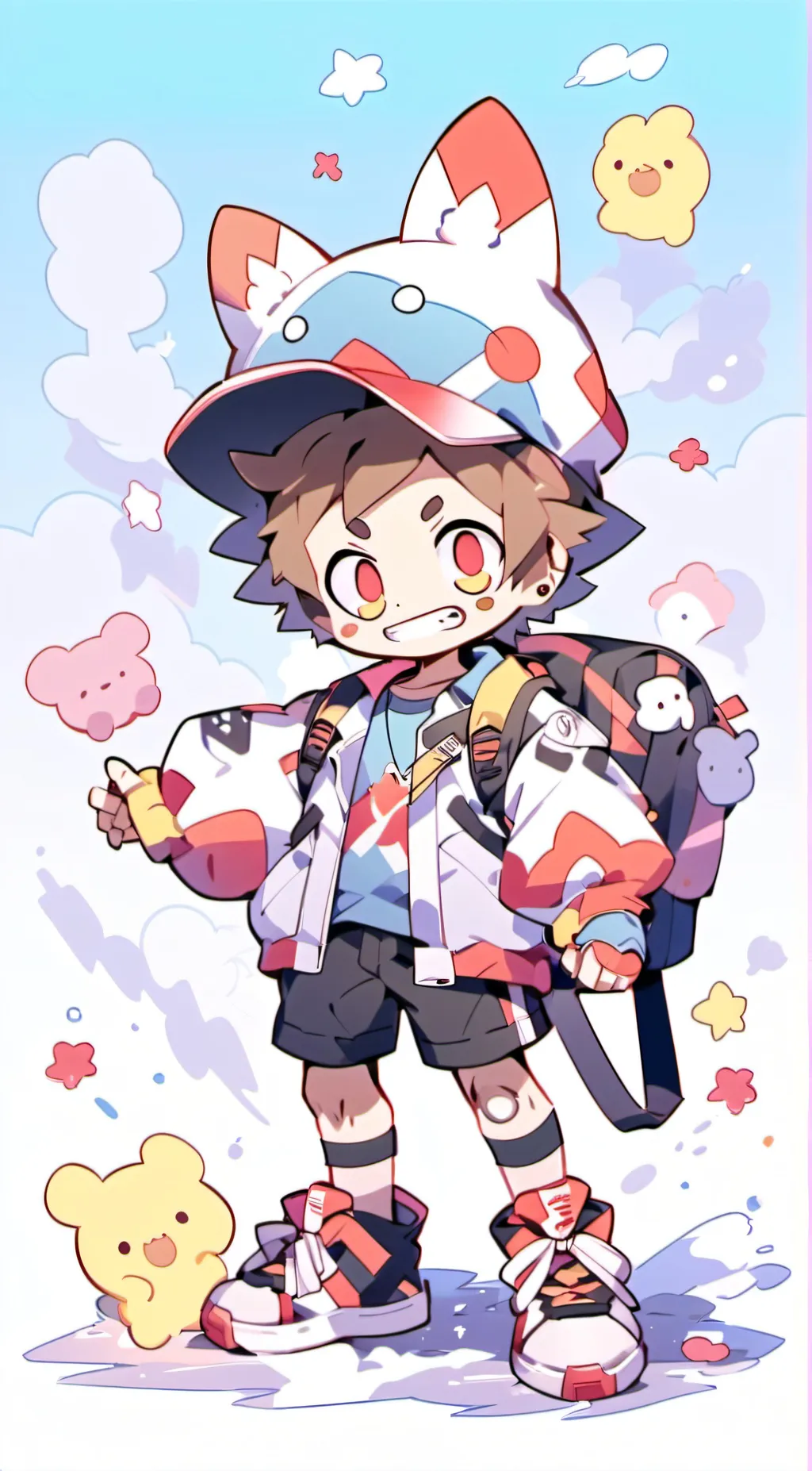 ai character: Sky background