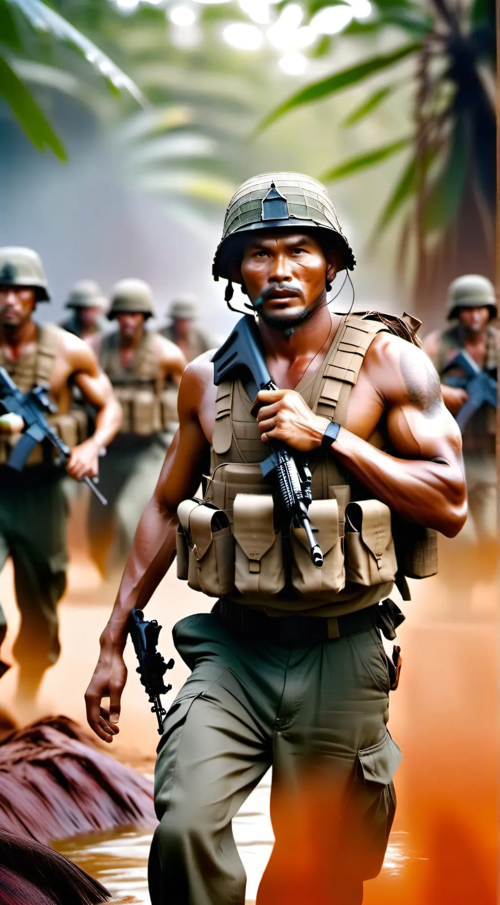 ai character: predator  background