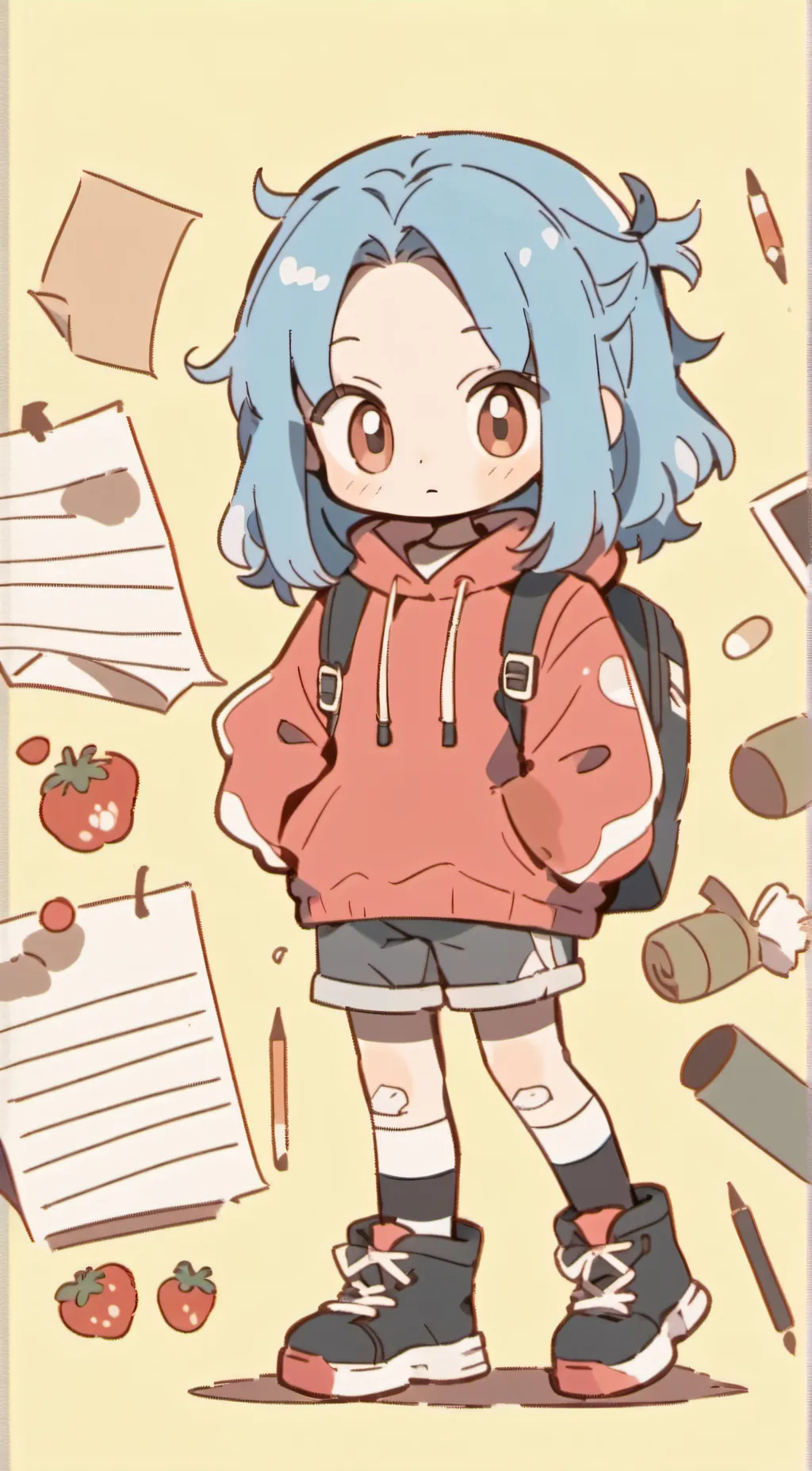 ai character: star (oc kid fpe) background