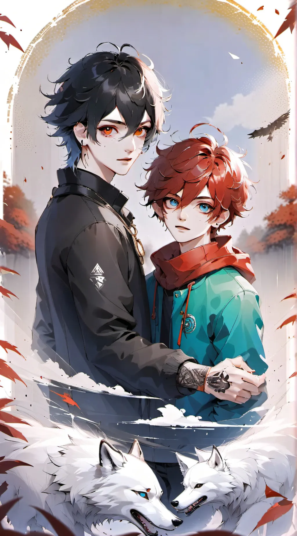 ai character: Daniel and Levi background