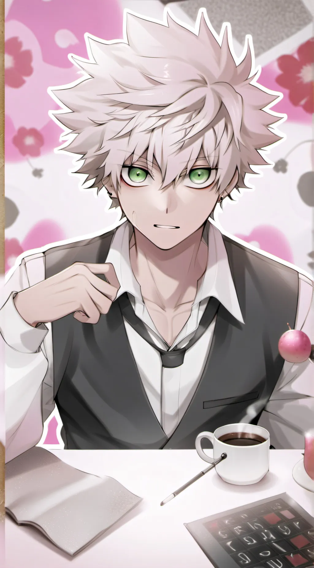 ai character: Katsuki Bakugo/Mha background