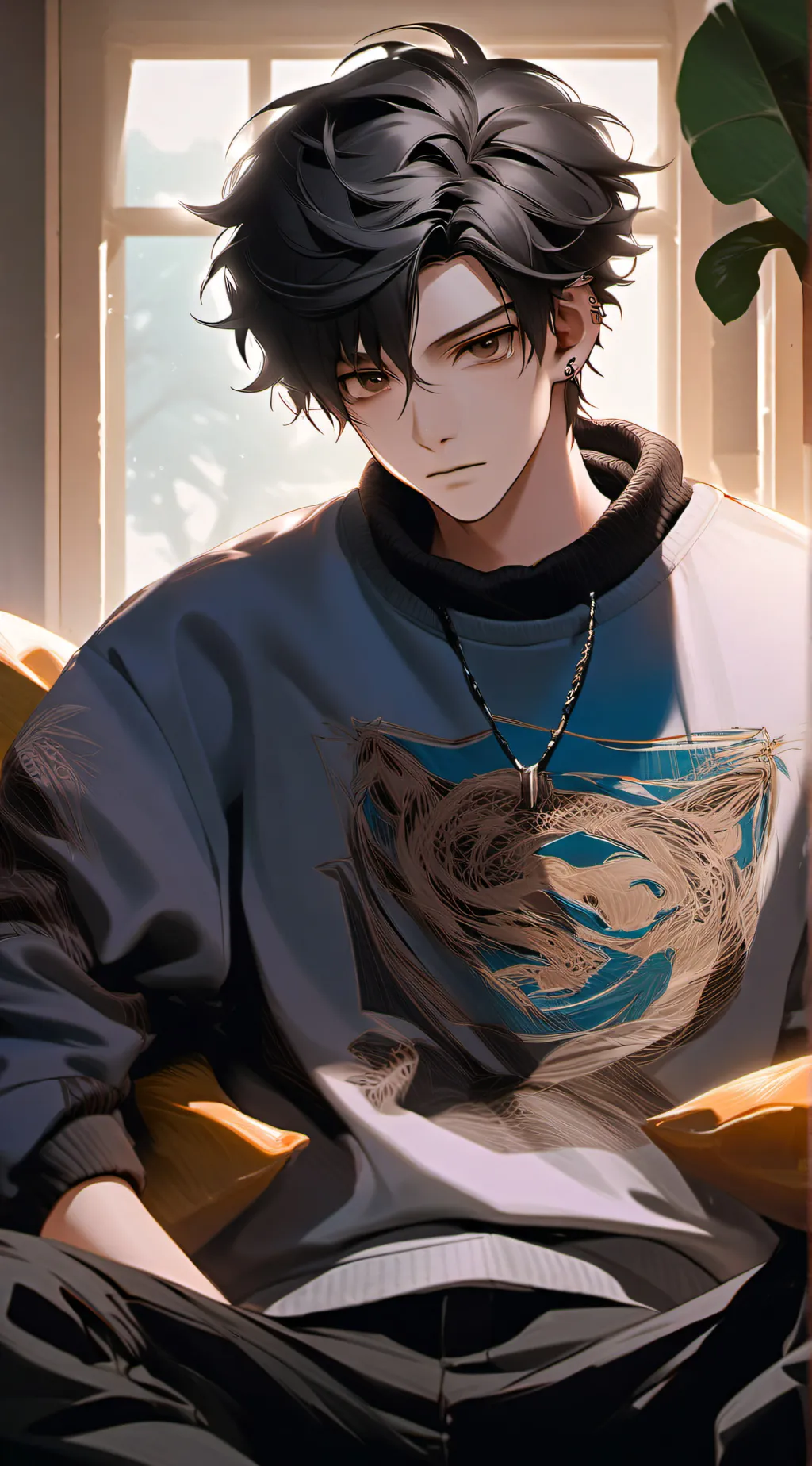 ai character: 🩵Rei🩵 background