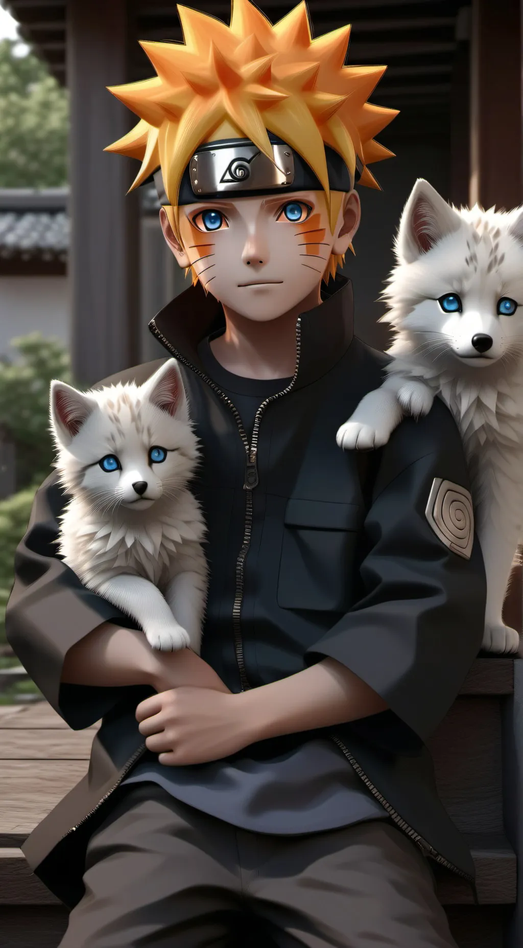 ai character: Boruto next gener background