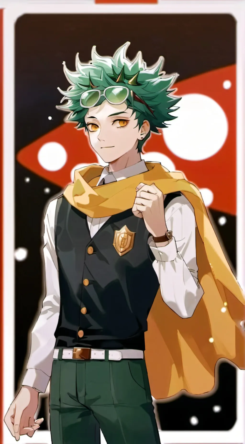 ai character: u r v son of deku background