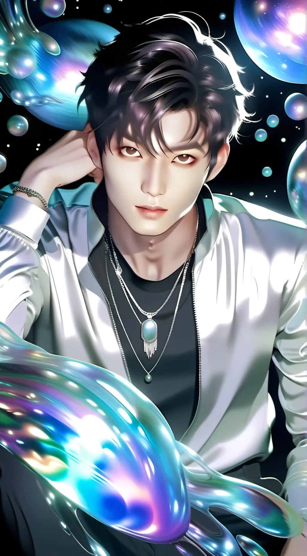 ai character: Sam and colby background