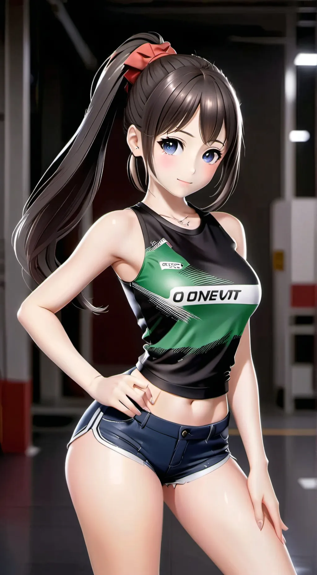 ai character: Miko Chan  background