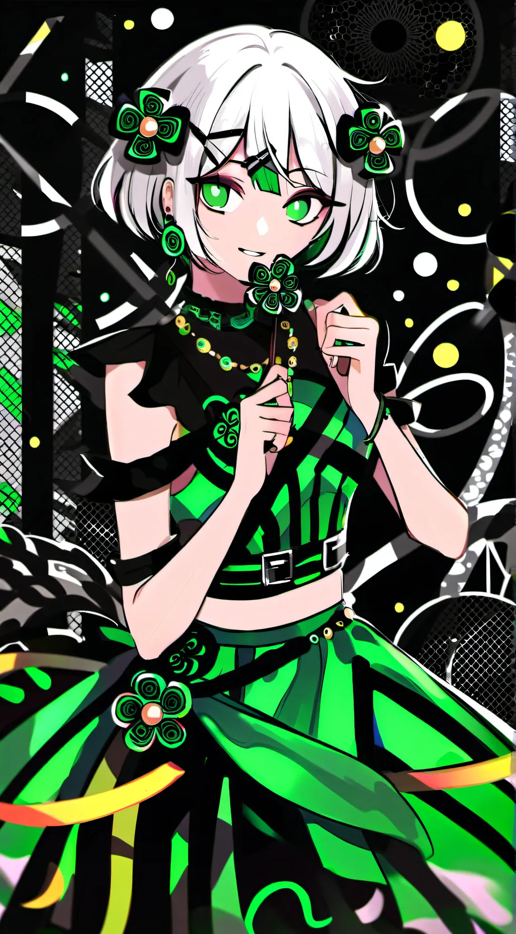 ai character: Power puff GURLS background