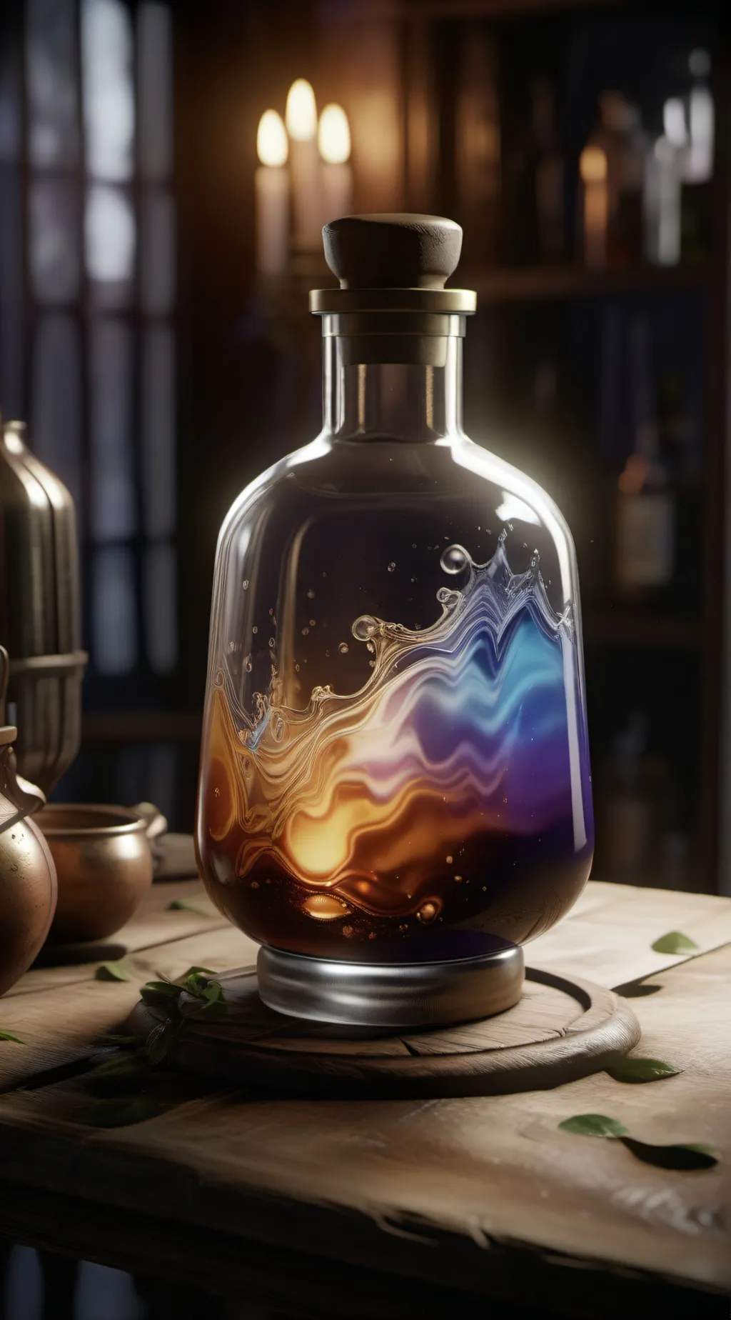 ai character: Mysterious Potion background