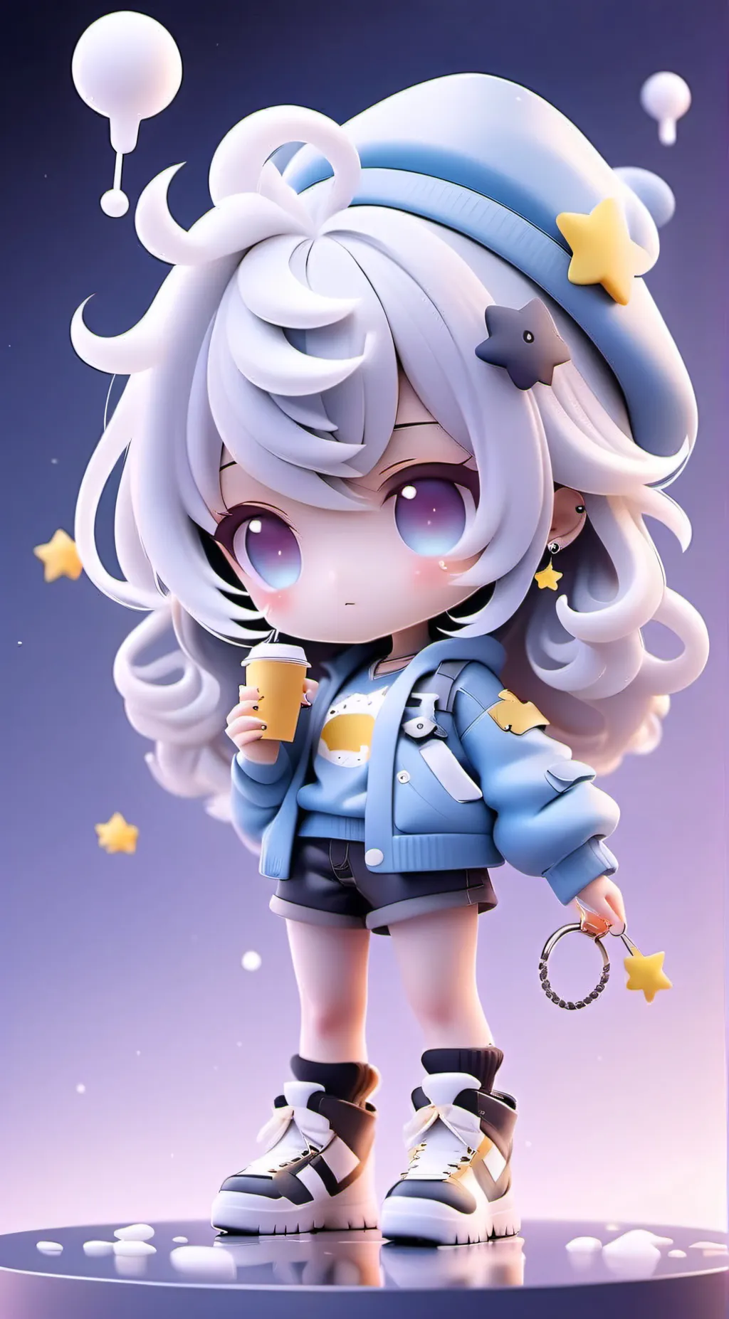 ai character: Rose background