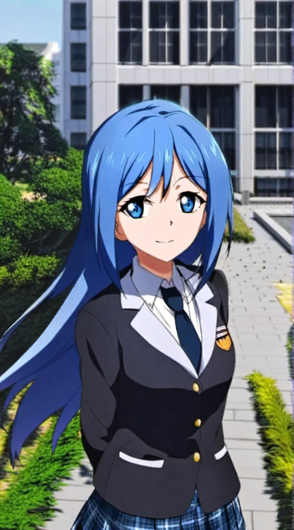 ai character: Aoi Sakurada background