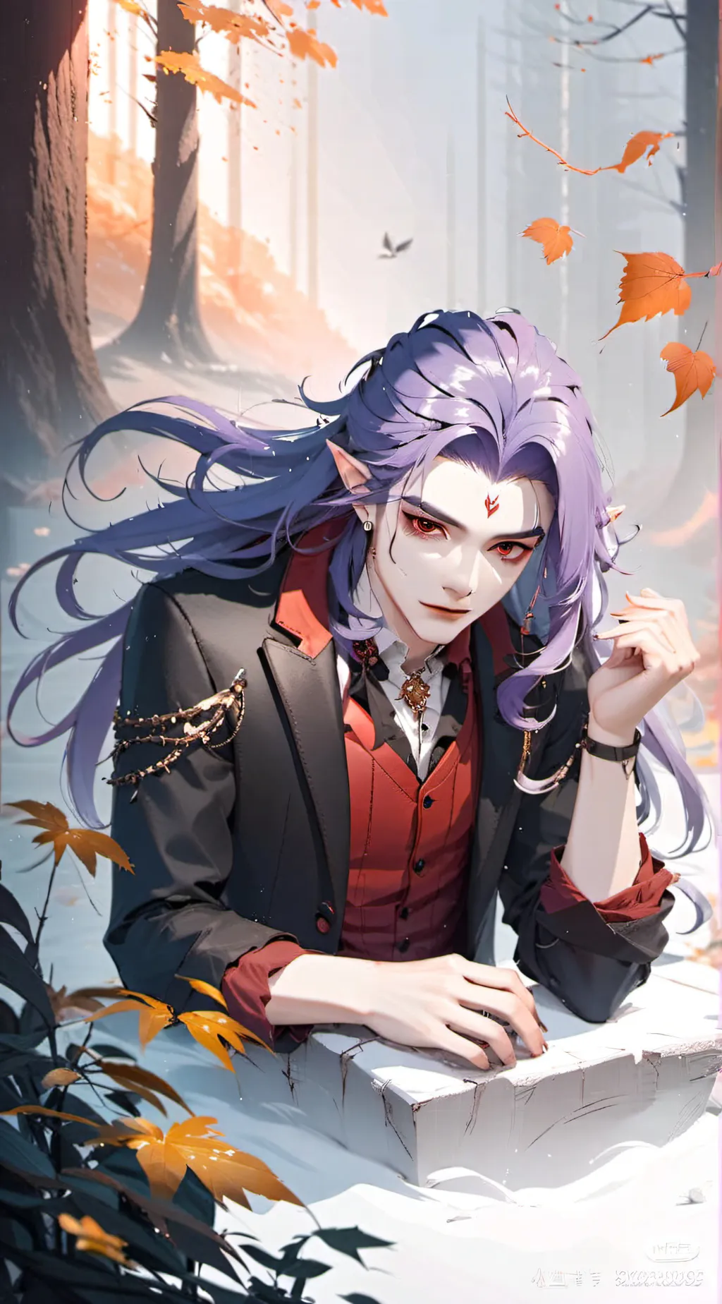 ai character: Serh WhiteWood background