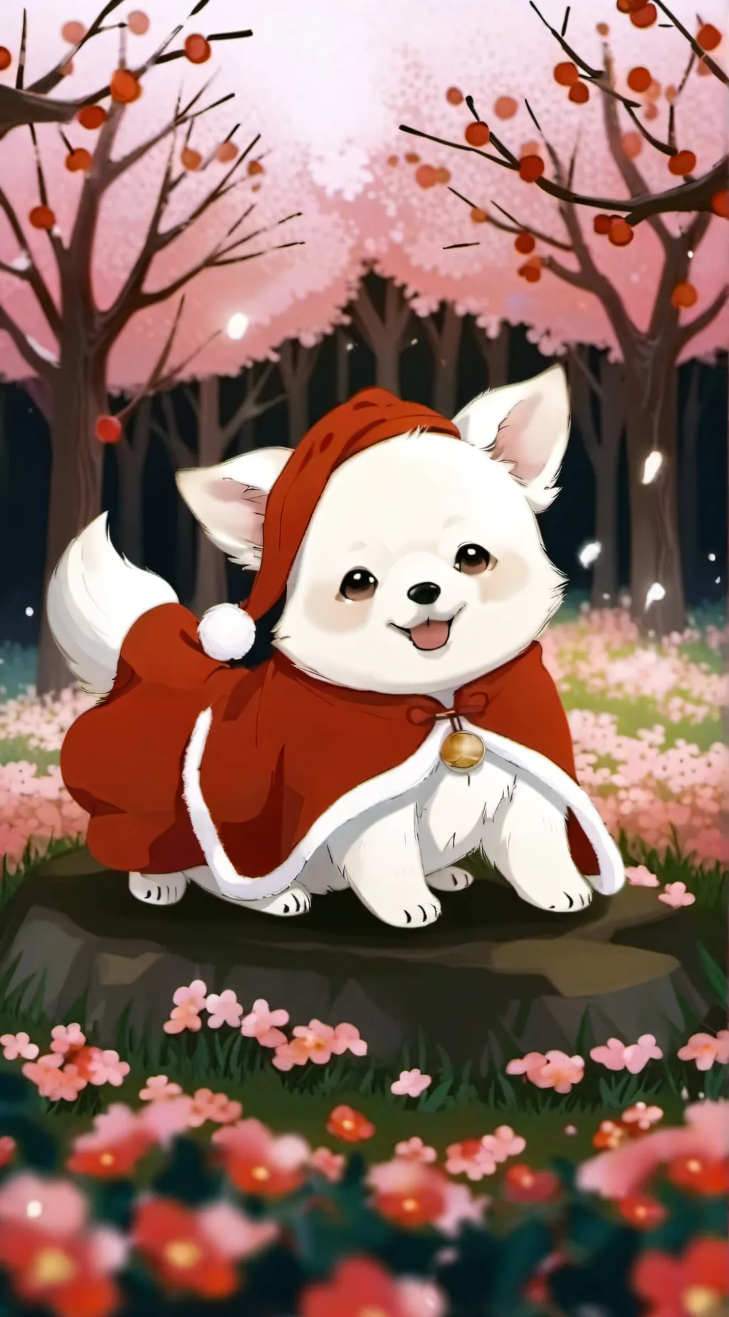 ai character: CHRISTMAS DAY background