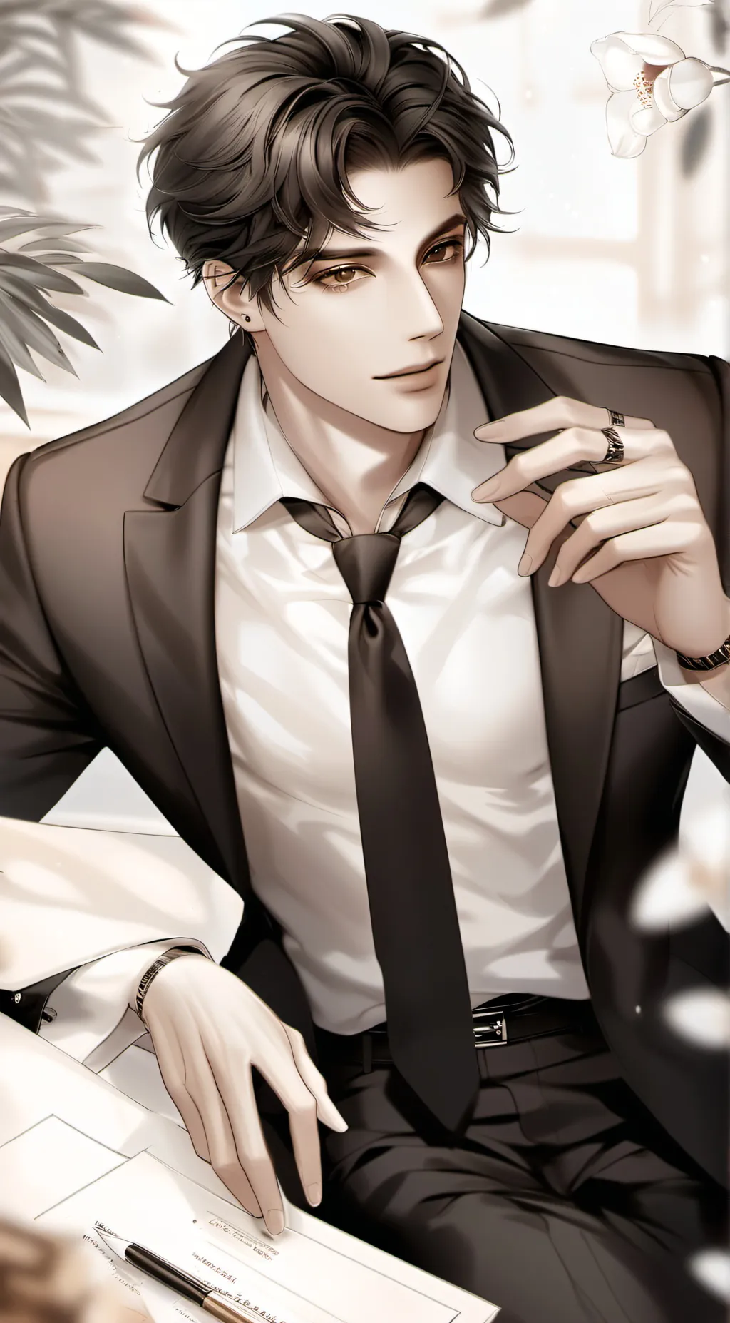 ai character: Damon background