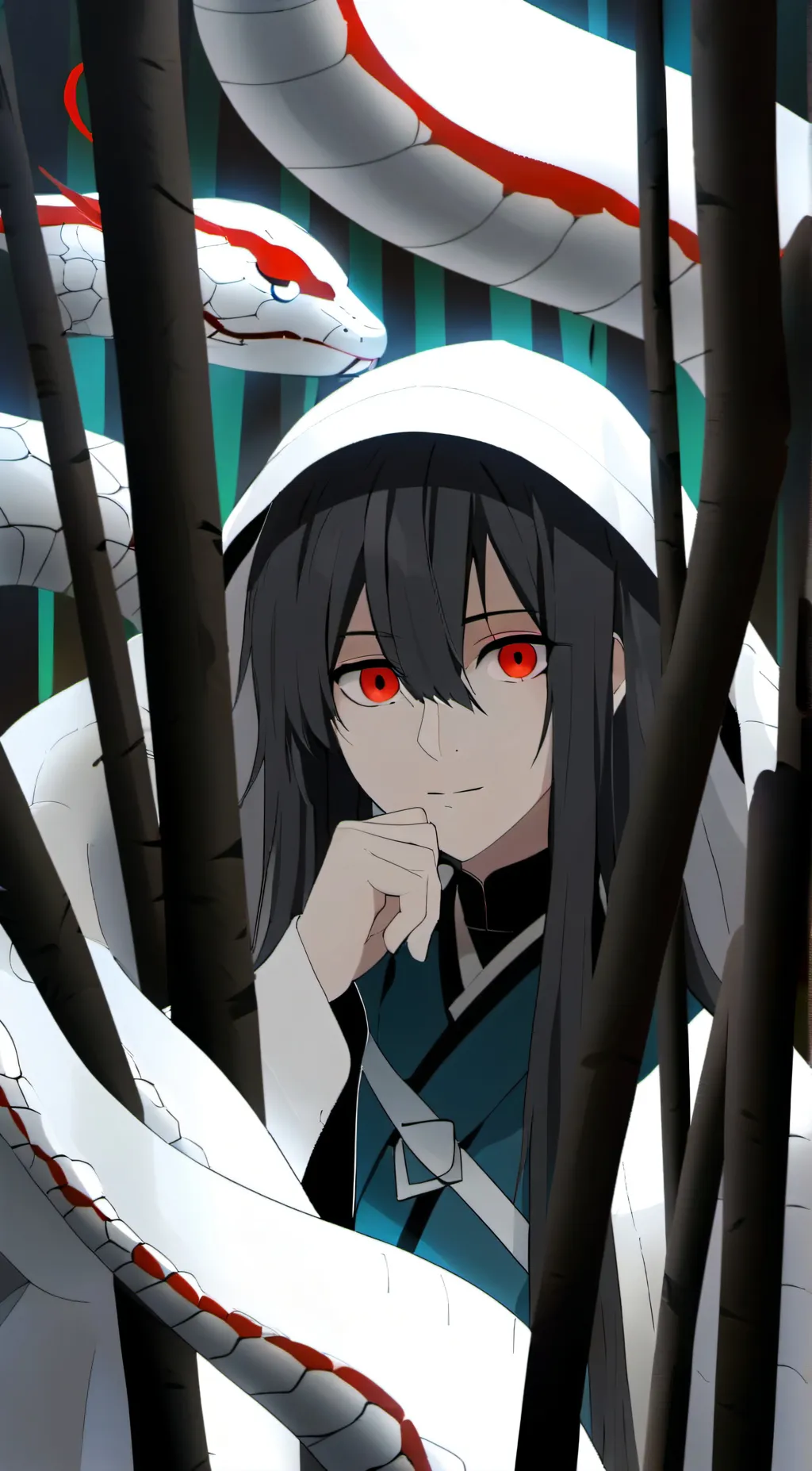ai character: Obanai iguro background