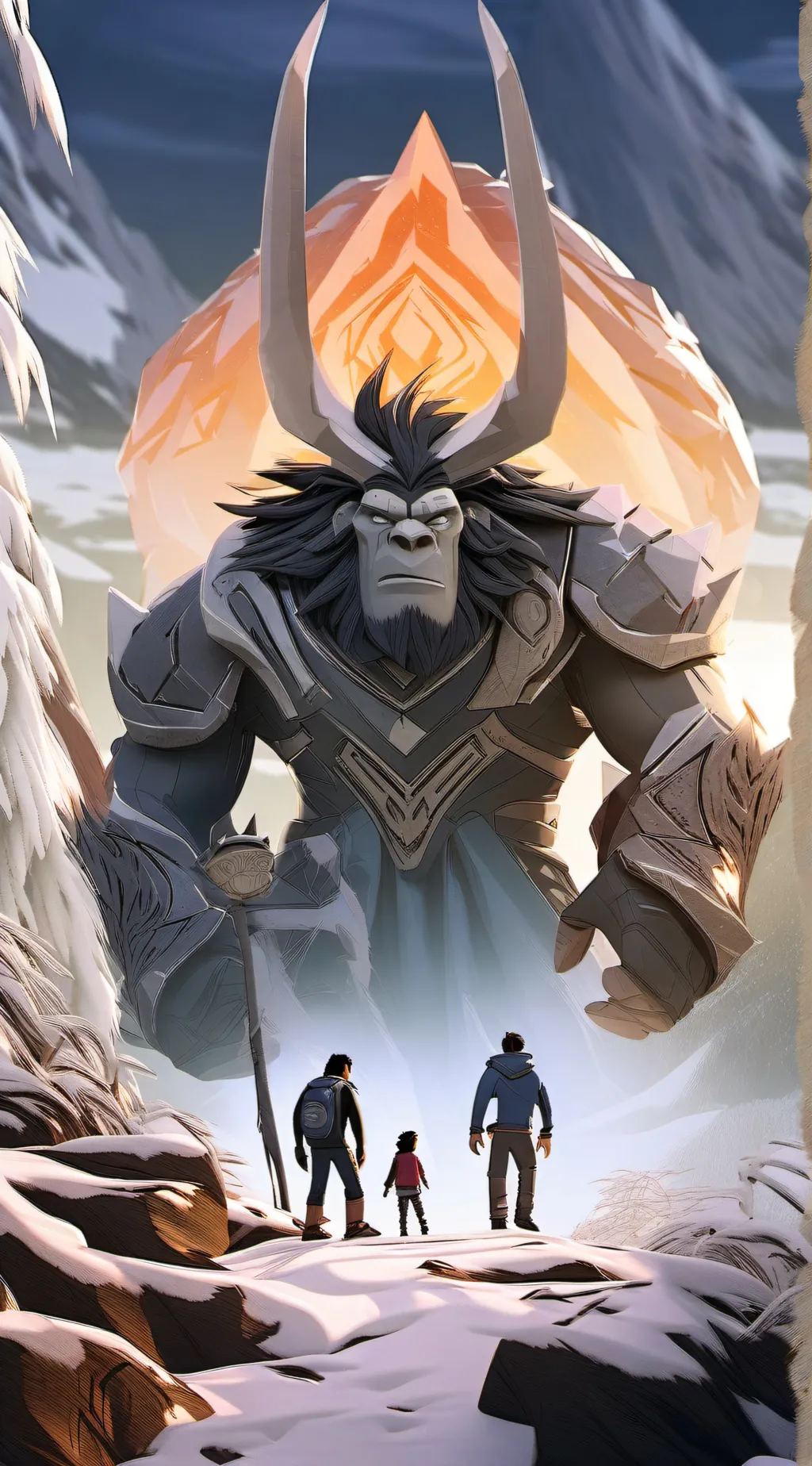 ai character: Trollhunters house background