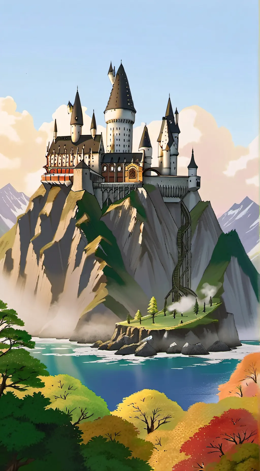 ai character: Hogwarts background
