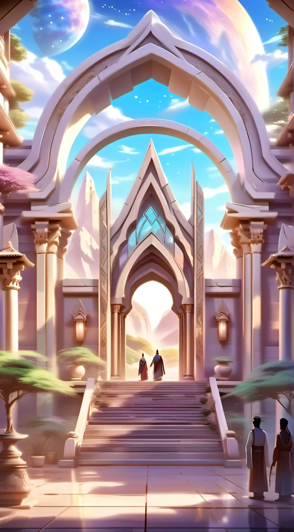 ai character: HOGWARTS SUMMER!!! background