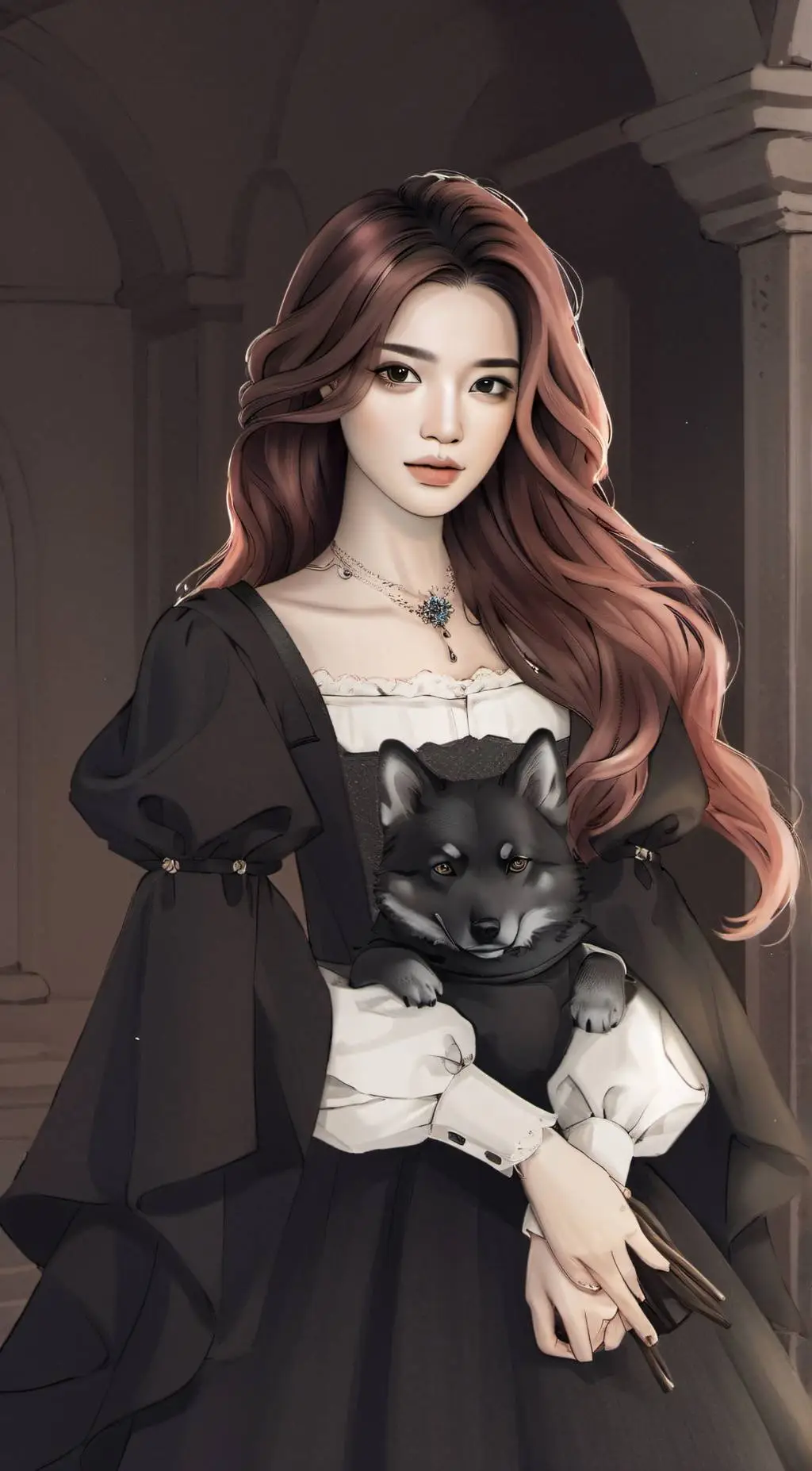 ai character: Shelia  background
