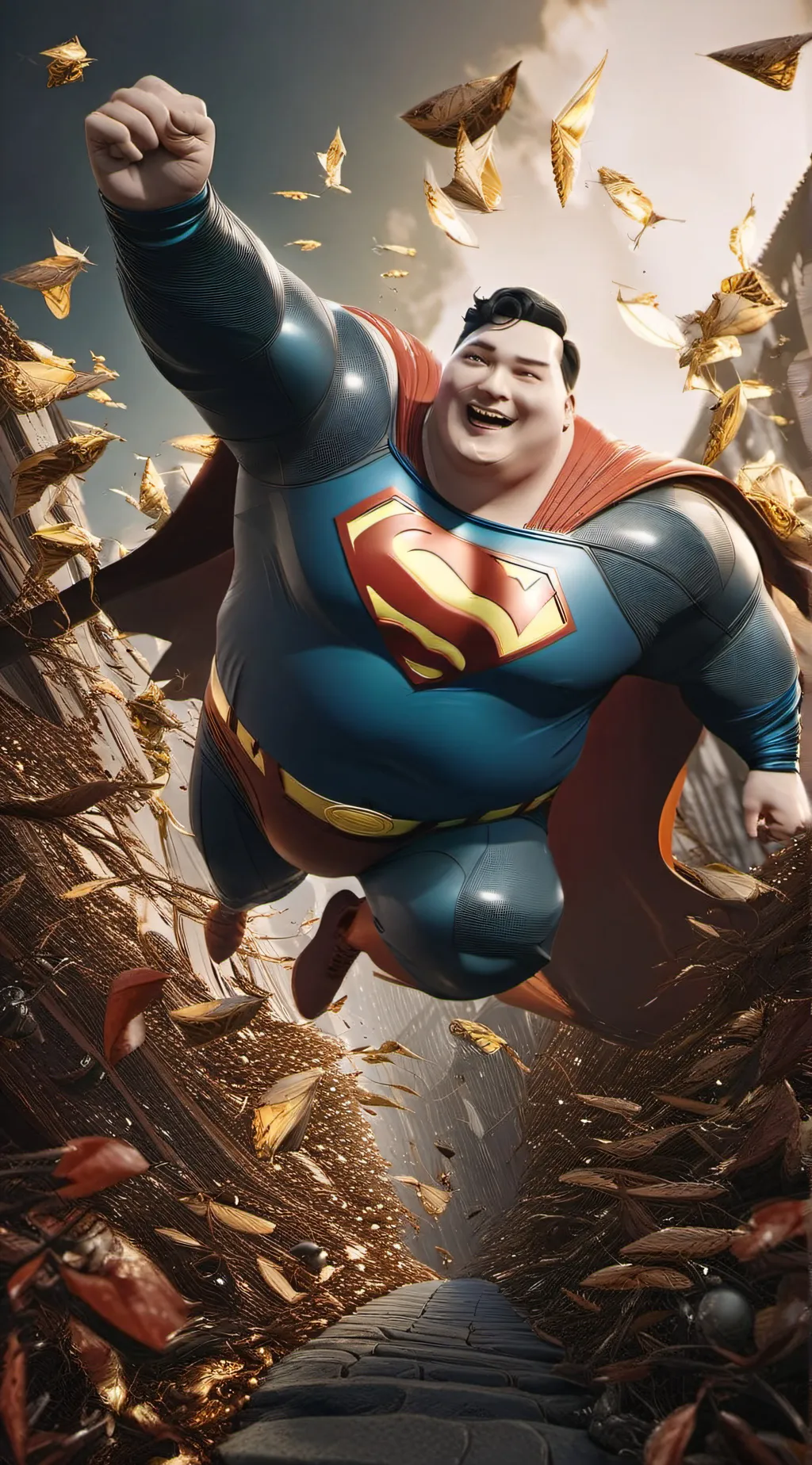 ai character: Supperman background