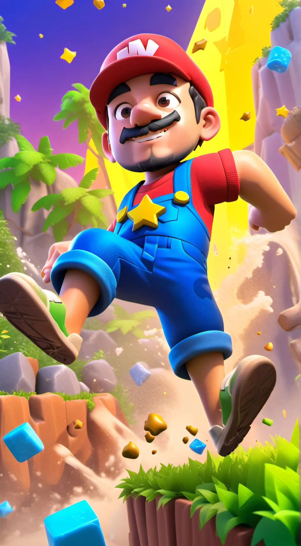 ai character: mario background