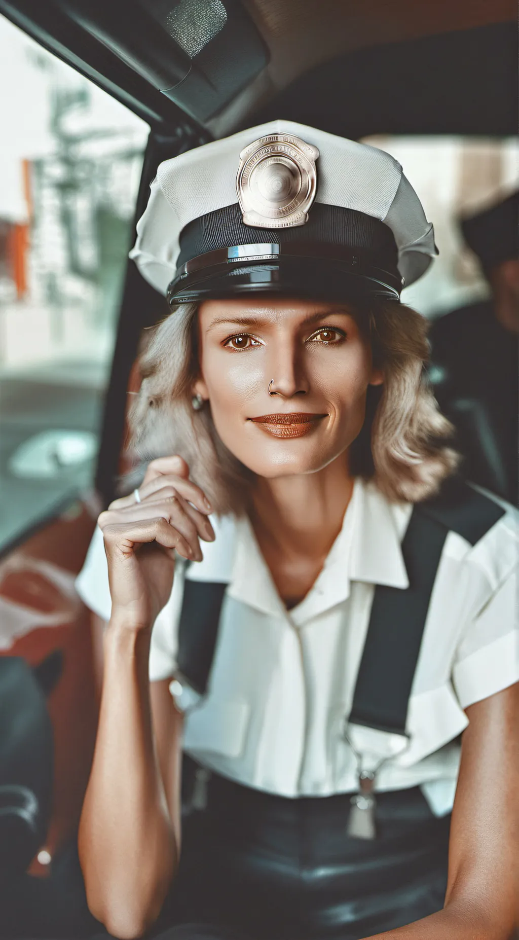 ai character: cop background