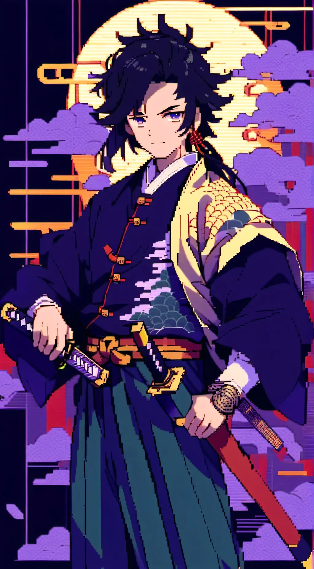 ai character: Giyu Tomioka  background