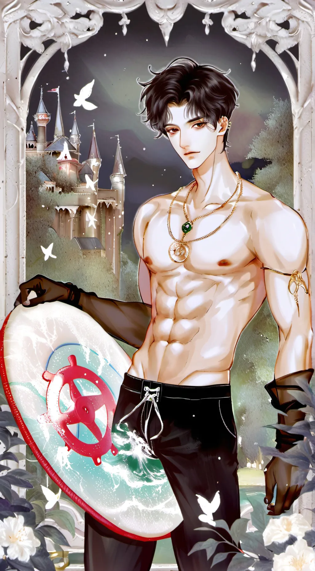 ai character: City Boy background