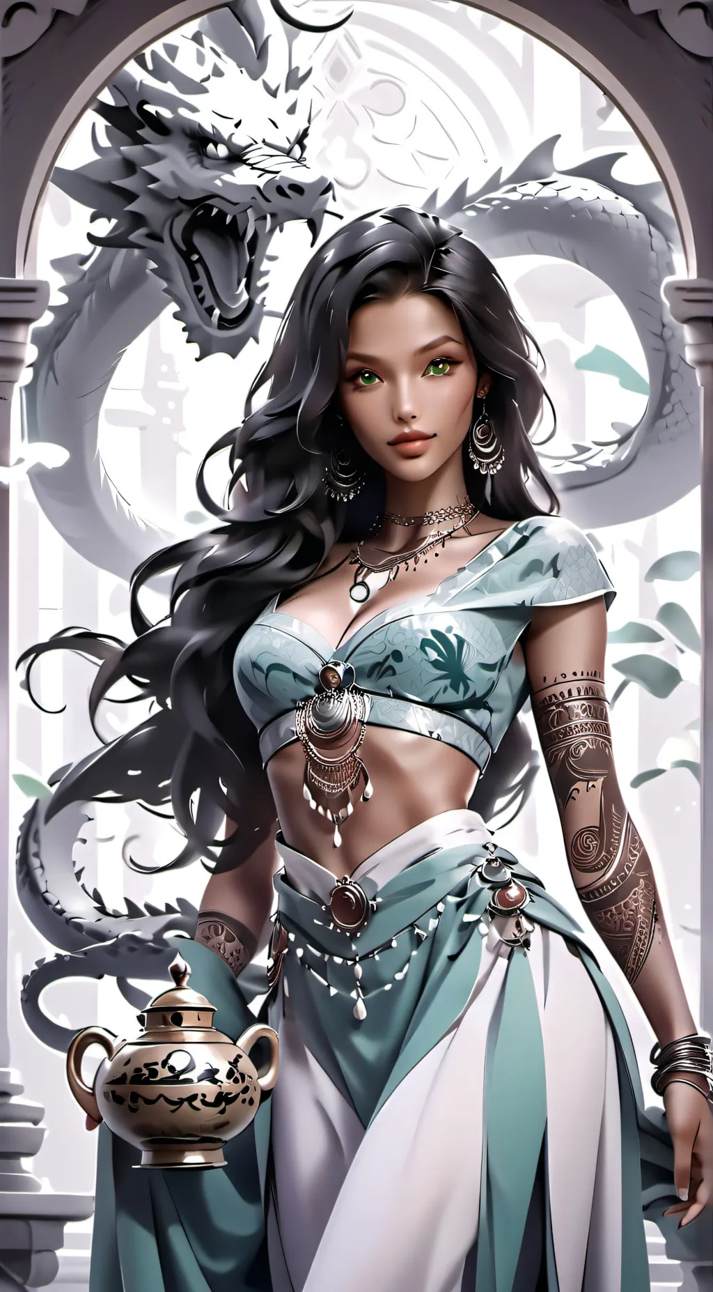 ai character: Aria background