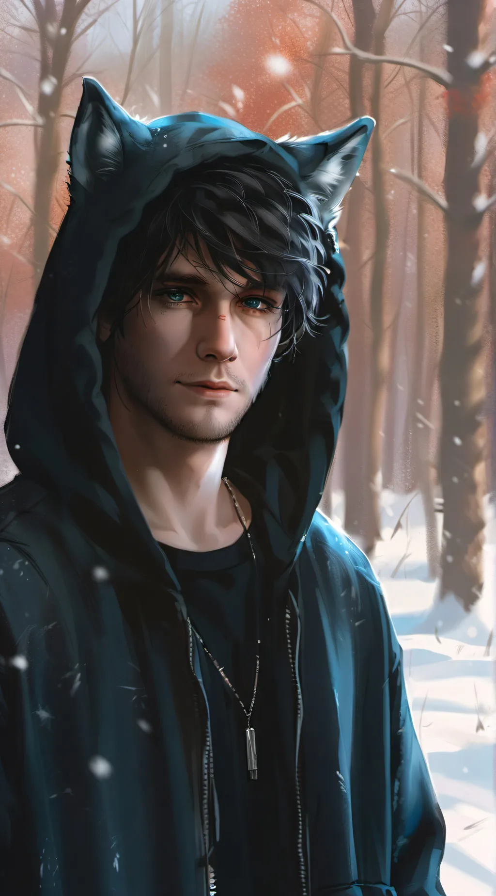 ai character: Wolfie background