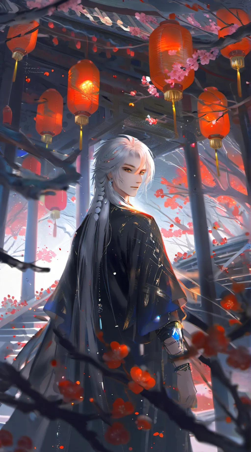 ai character: prince Damien  background