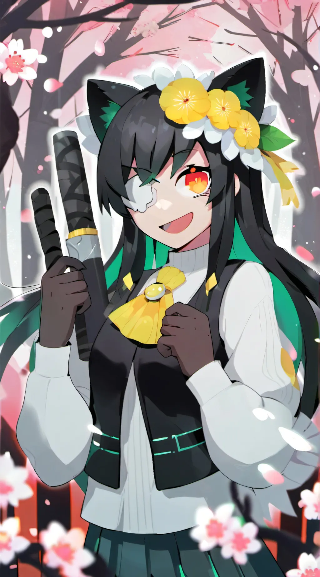 ai character: Annie Kemiko background