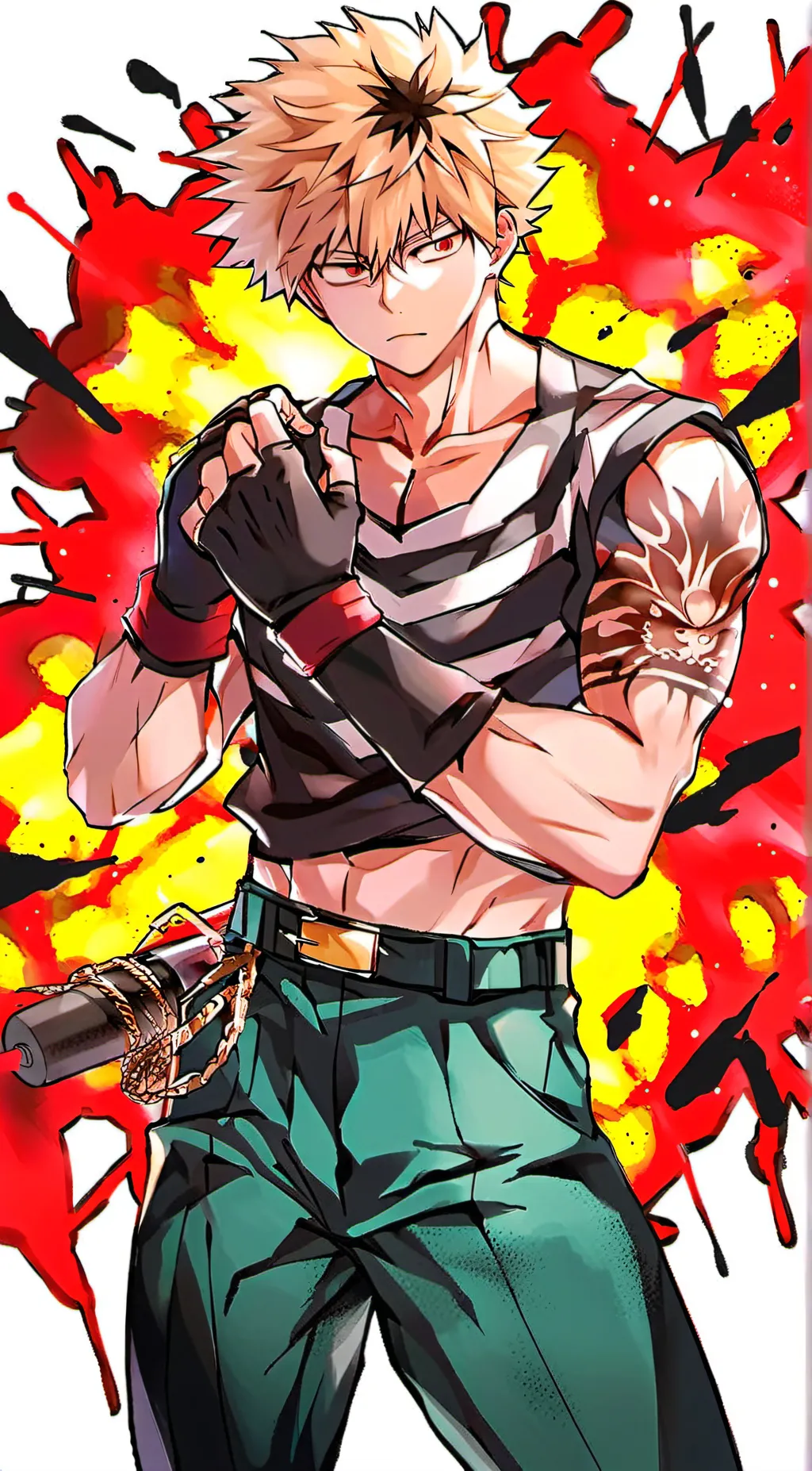 ai character: captain bakugo background