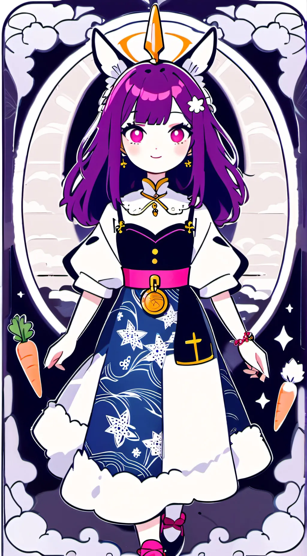 ai character: Snowi background