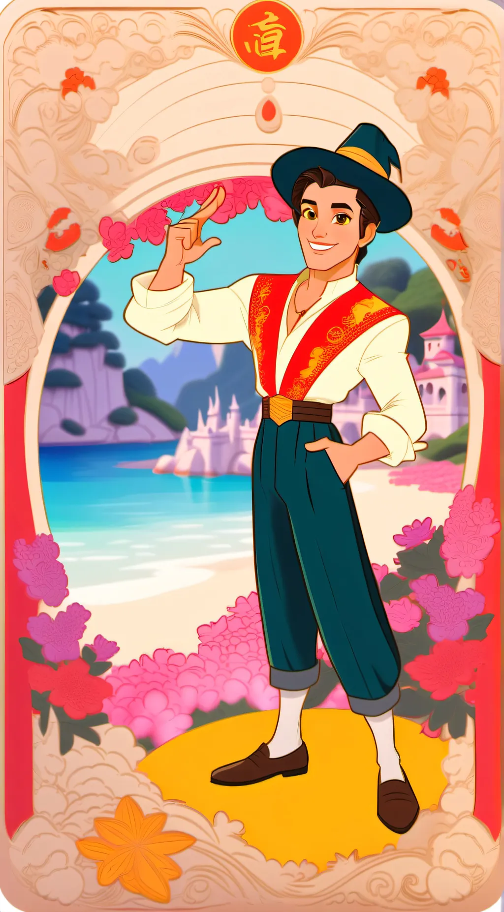ai character: i will copy you  background
