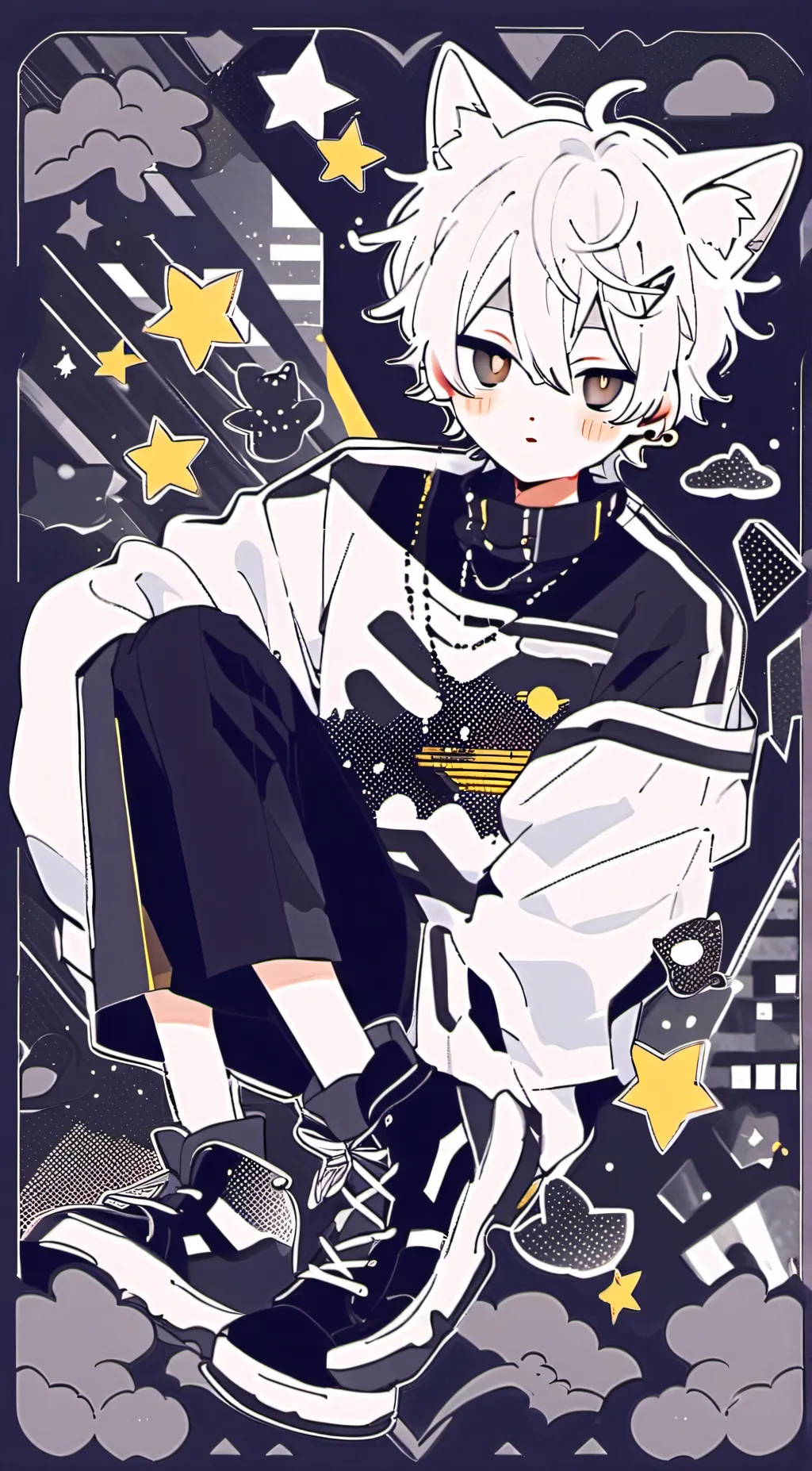 ai character: uni background