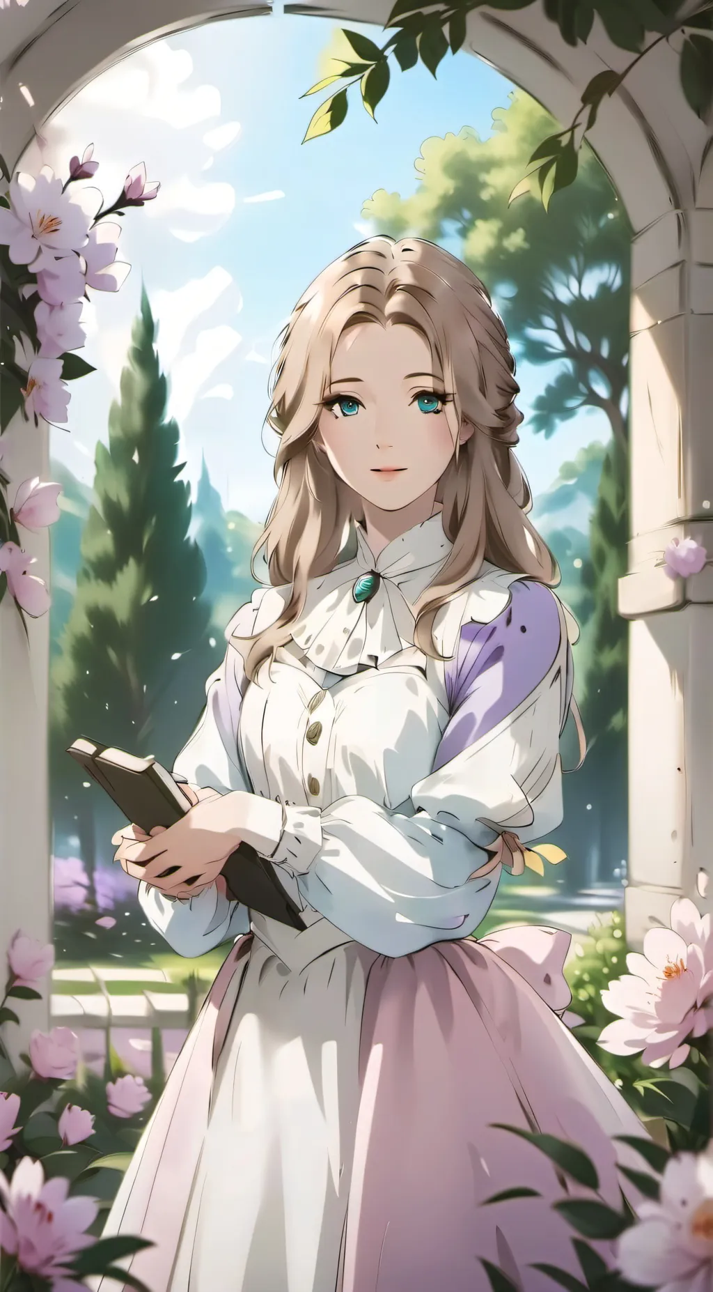ai character: sunny  background