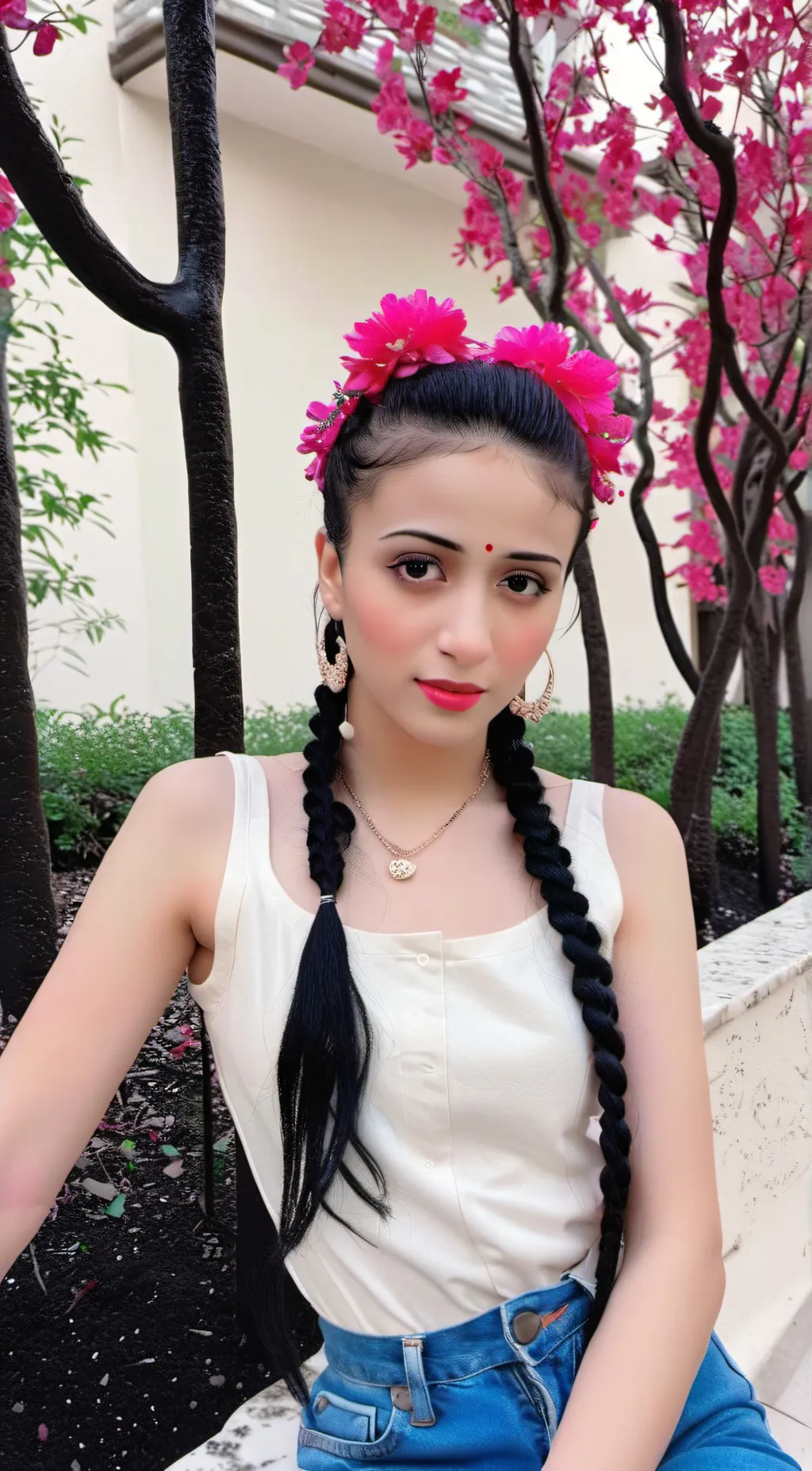 ai character: Pooja Ray background