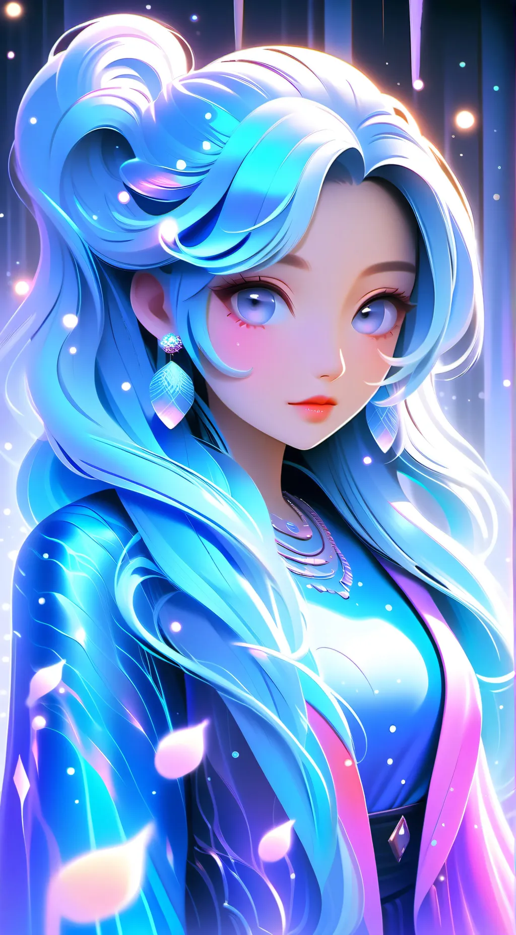 ai character: luna background