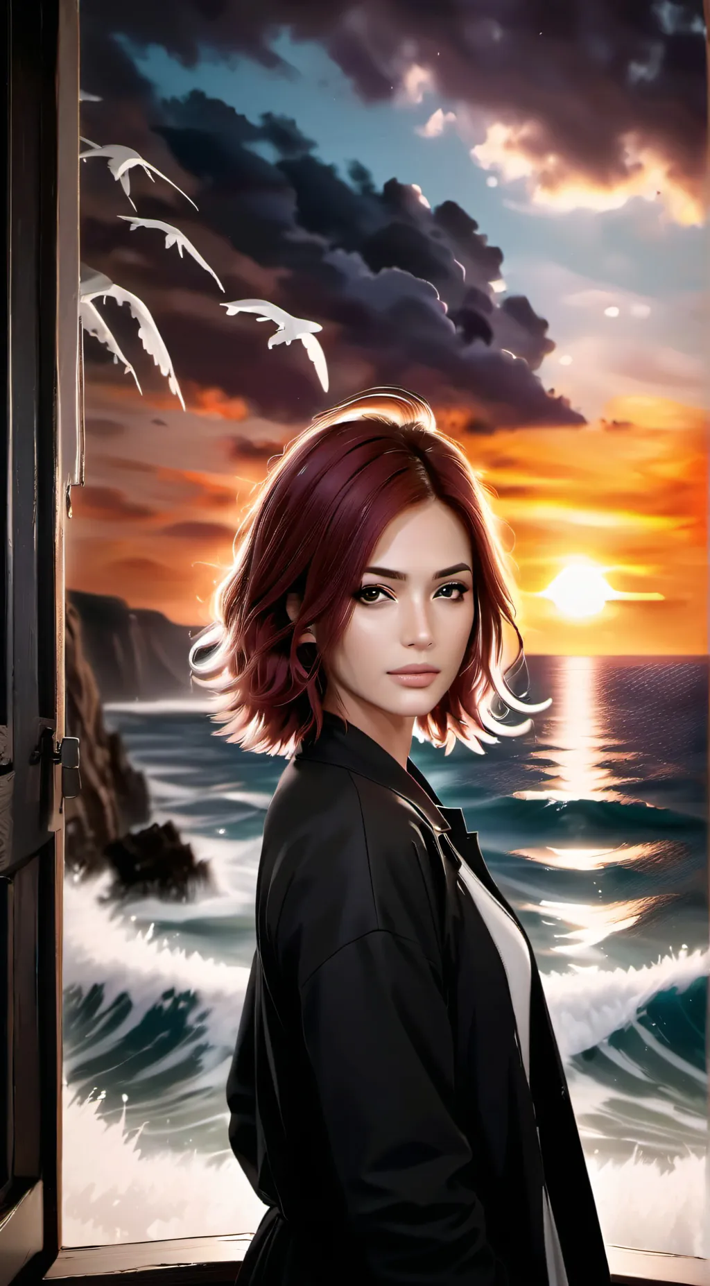 ai character: Megan  background