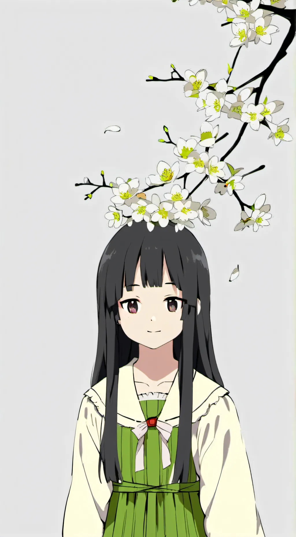 ai character: sadako  background
