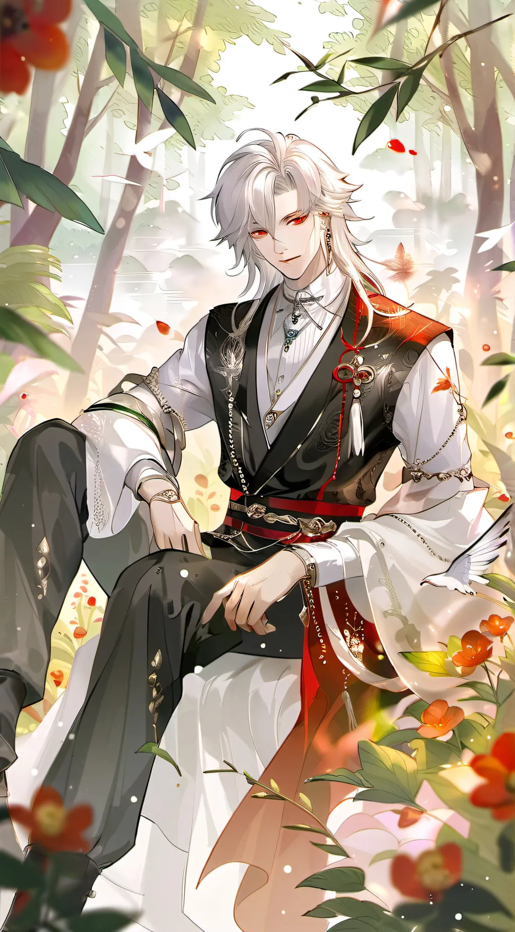 ai character: Ashton  background