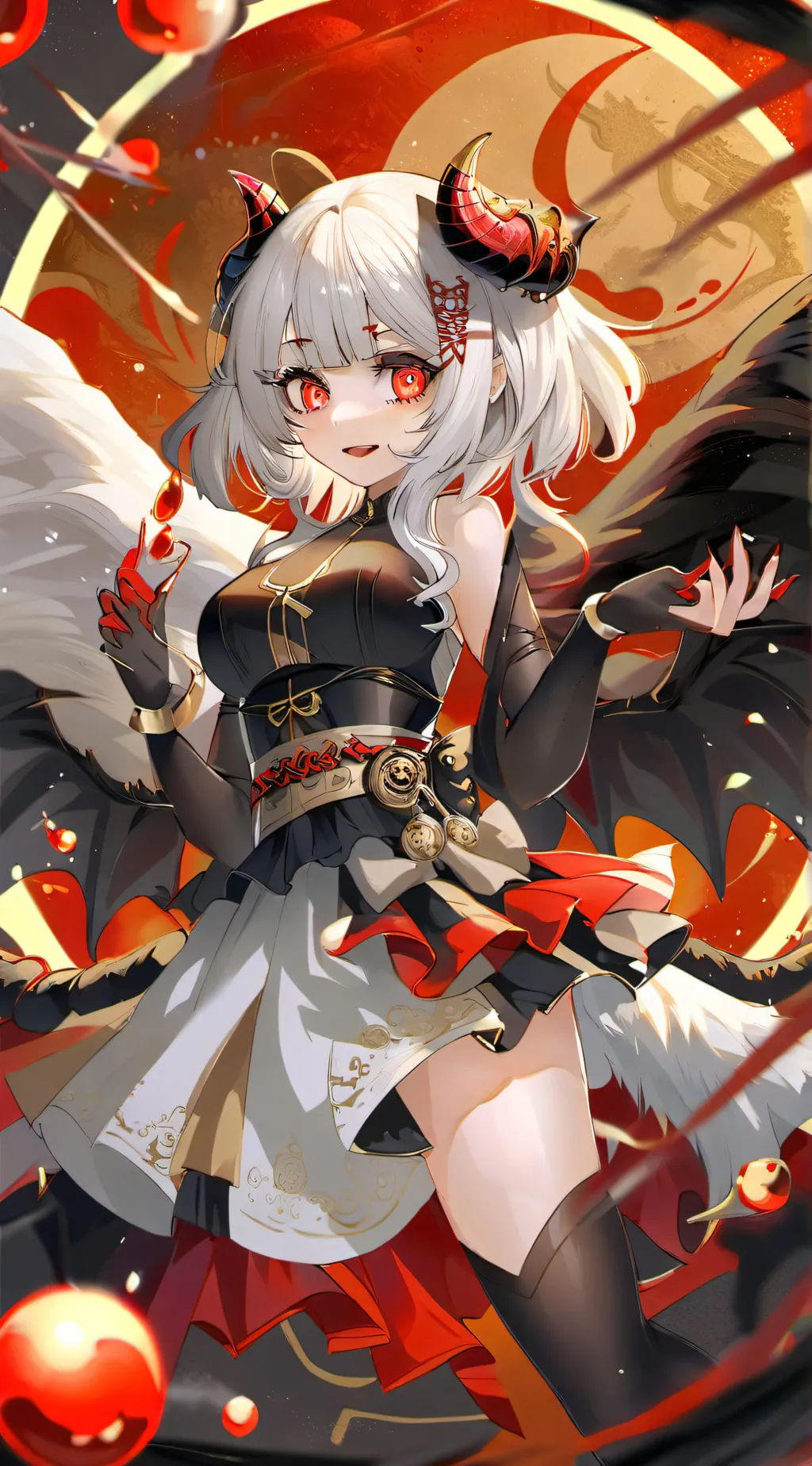 ai character: Luna background