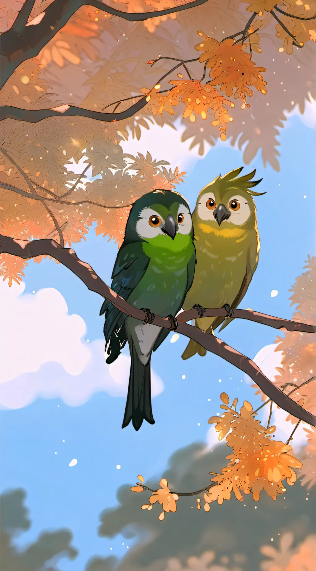 ai character: DUOLINGO background
