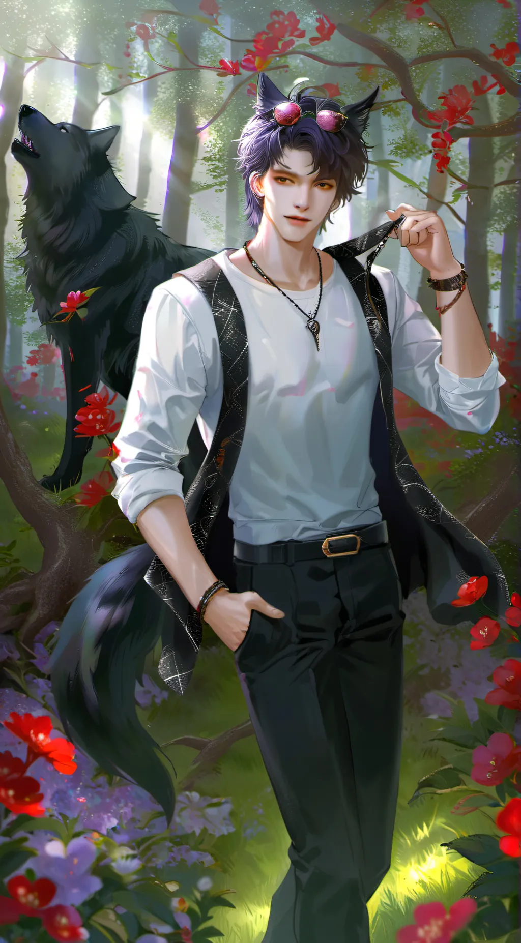 ai character: cain background