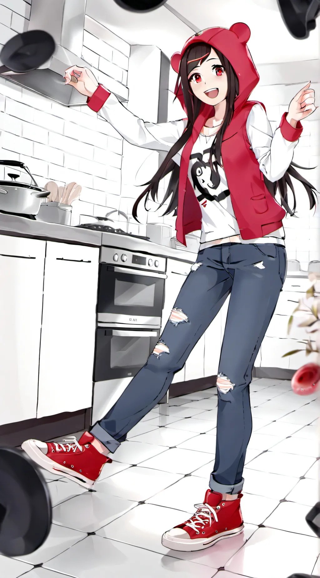 ai character: Eva background