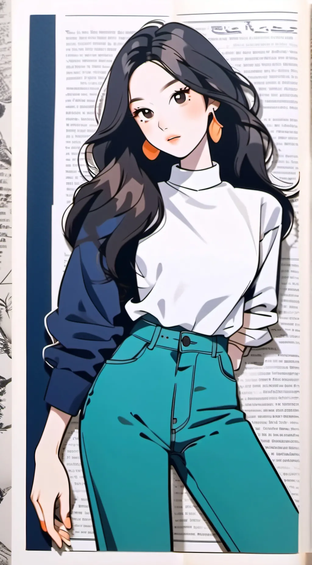 ai character: nany background