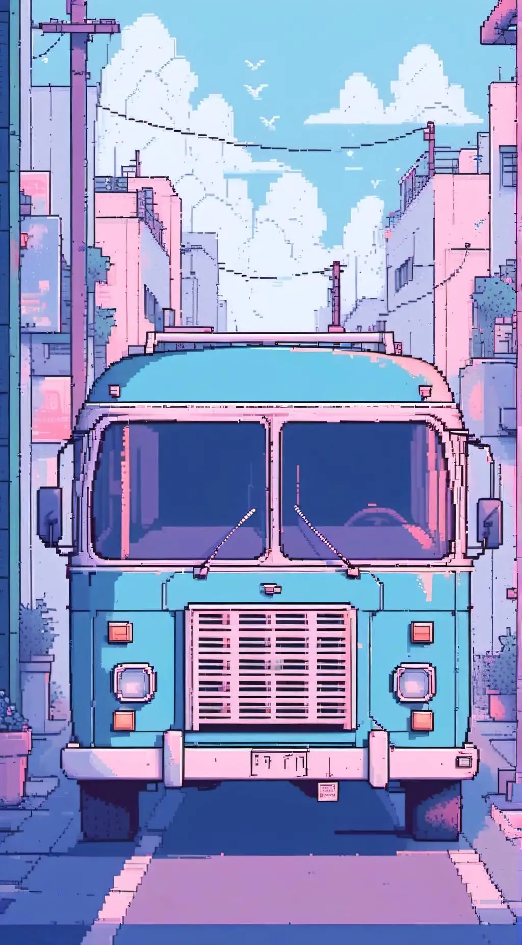 ai character: HB road trip background
