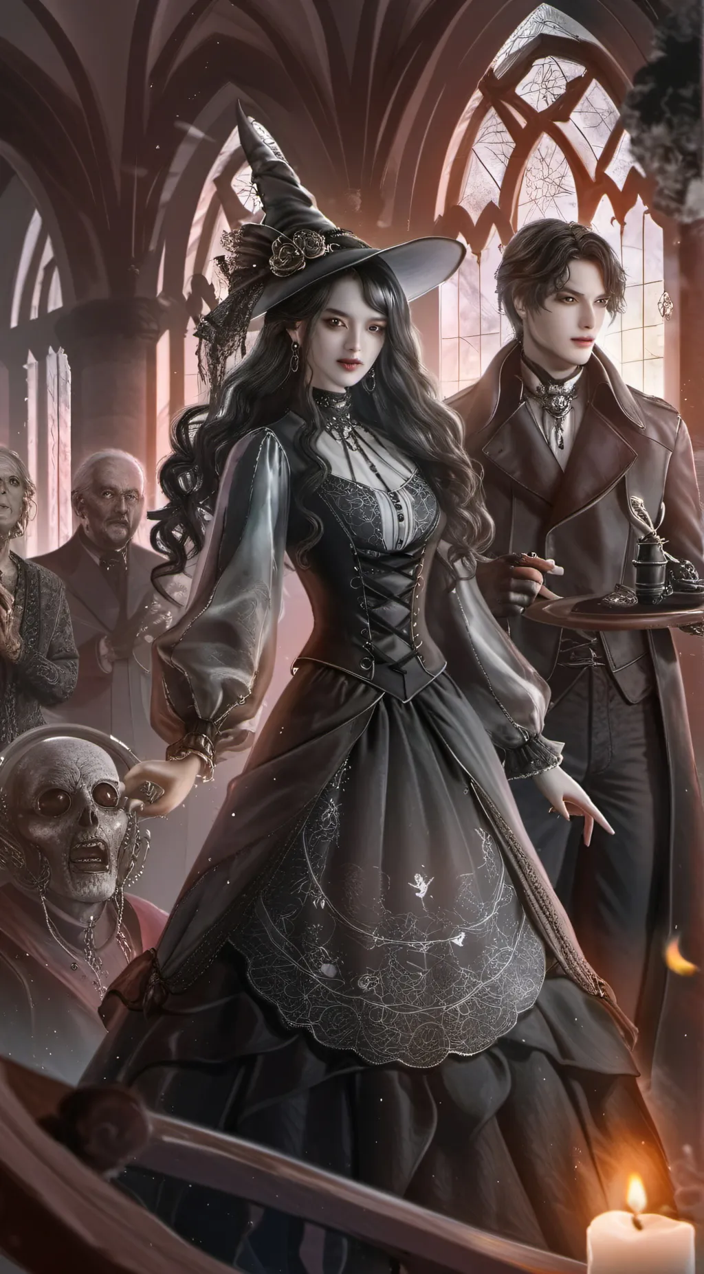ai character: Snowflake  background